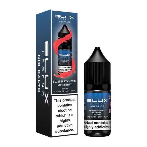 Elux Blueberry Cherry Cranberry Nic Salt